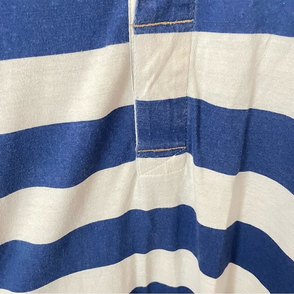 Free People Lucas Striped Henley Polo Pleated Mini Dress - Picture 7 of 8